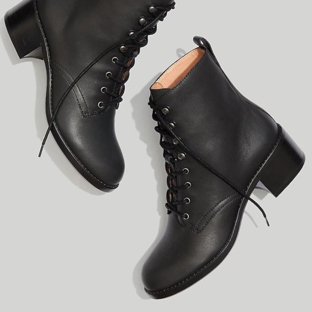Madewell - The Patti Lace-Up Boot